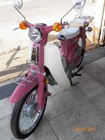 6. C90..สีชมพู..(คันที่ 6)..สีเกล็ดมุข..ระบบCDI.. ทะเบียน+ชุดโอน..18000