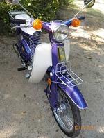 C90..สีม่วง..(คันที่4)..งานปัดเงา..ภาษีปี55+พรบ+ชุดโอน..22,000 บาท